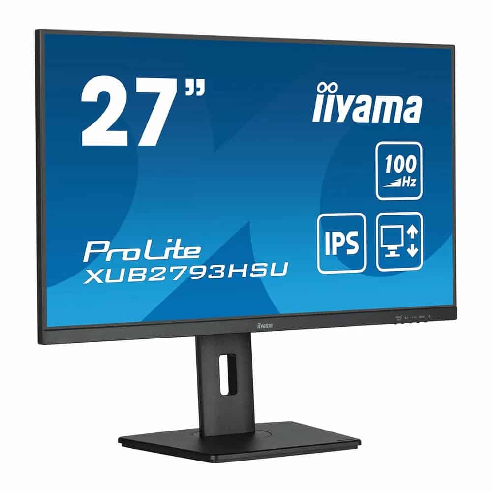 (image for) iiyama ProLite XUB2793HSU-B6 27" Full HD 100Hz FreeSync IPS Monitor